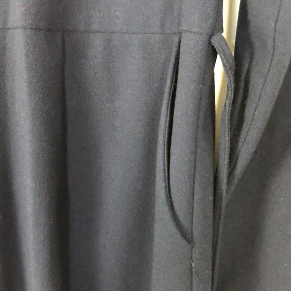 1. State long sleeve blue V neck hidden zip closure wrap tie romper Womens Large - Picture 7 of 11